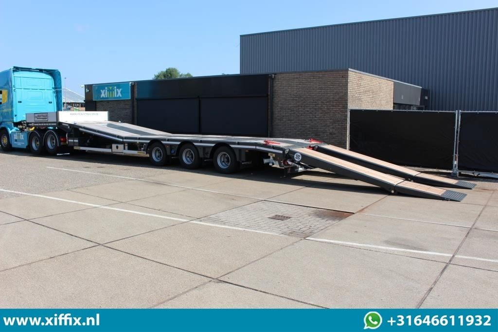 Faymonville TE Huur 3-ass. Semi dieplader met dubbele hydr. Kleppen en hefbed / - Semi-reboque baixa: foto 5 Faymonville TE Huur 3-ass. Semi dieplader met dubbele hydr. Kleppen en hefbed / - Semi-reboque baixa: foto 5