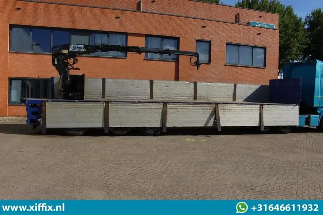 Floor 3-ass. Steenoplegger met Kennis 14 ton/mtr. Kraan / 13425 - Semi-reboque plataforma/ Caixa aberta: foto 4 Floor 3-ass. Steenoplegger met Kennis 14 ton/mtr. Kraan / 13425 - Semi-reboque plataforma/ Caixa aberta: foto 4