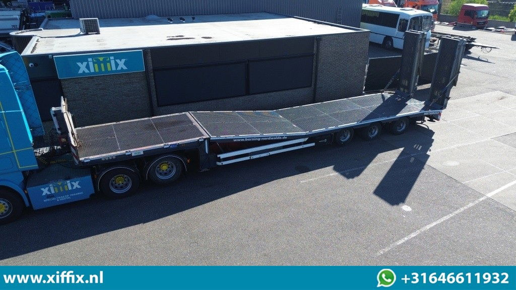 Semi-reboque baixa Meusburger 3-ass. Semi dieplader met dubbele hydr. Kleppen en hydr. Verstelbare: foto 1