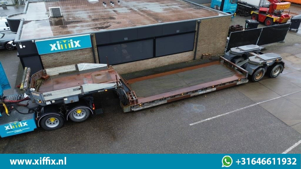 Nooteboom 2-ass. Dieplader met afneembare Nek / 16 Ton assen / 2x gestuurd - Semi-reboque baixa: foto 1 Nooteboom 2-ass. Dieplader met afneembare Nek / 16 Ton assen / 2x gestuurd - Semi-reboque baixa: foto 1