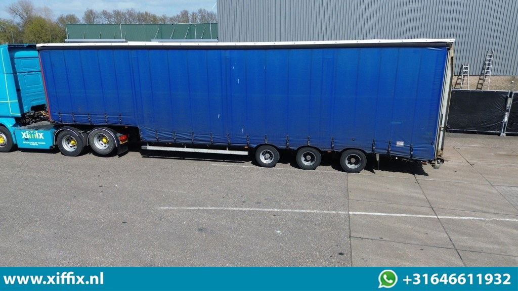 Nooteboom 3-ass. Semi dieplader met huifopbouw / Laadklep - Semi-reboque baixa: foto 2 Nooteboom 3-ass. Semi dieplader met huifopbouw / Laadklep - Semi-reboque baixa: foto 2