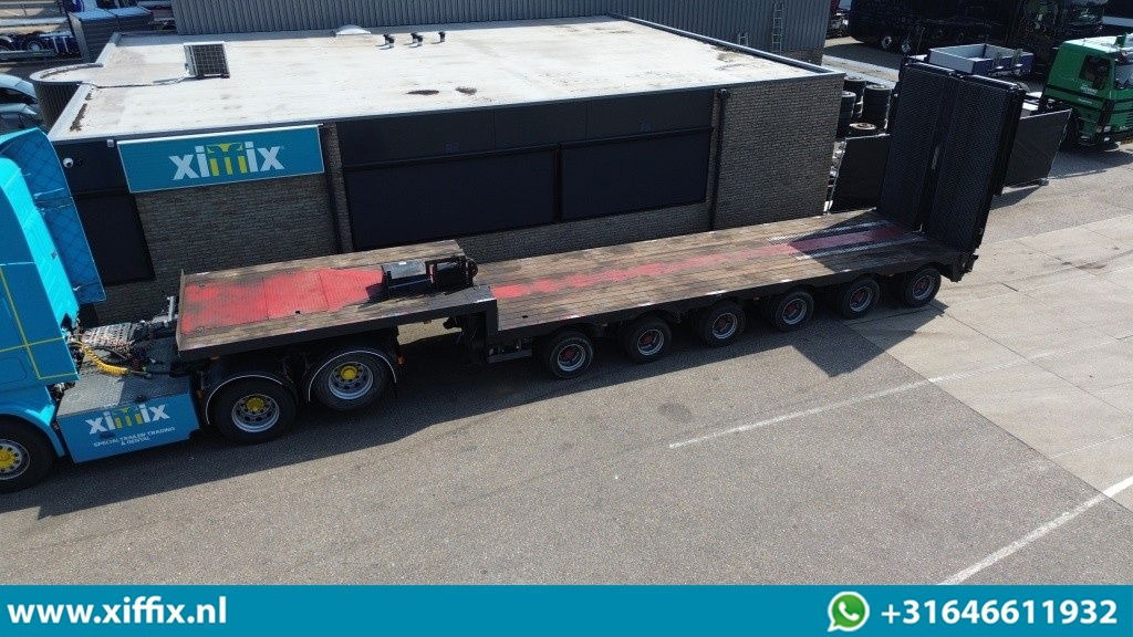 Nooteboom 6-ass. Semi dieplader met dubbele hydr. Kleppen / 5x gestuurd - Semi-reboque baixa: foto 1 Nooteboom 6-ass. Semi dieplader met dubbele hydr. Kleppen / 5x gestuurd - Semi-reboque baixa: foto 1