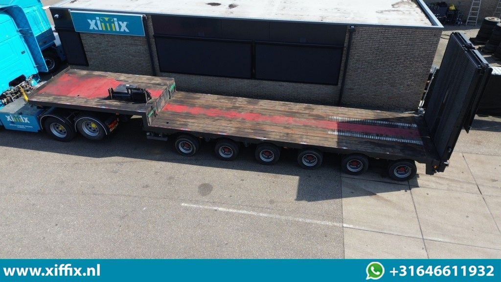 Nooteboom 6-ass. Semi dieplader met dubbele hydr. Kleppen / 5x gestuurd - Semi-reboque baixa: foto 2 Nooteboom 6-ass. Semi dieplader met dubbele hydr. Kleppen / 5x gestuurd - Semi-reboque baixa: foto 2