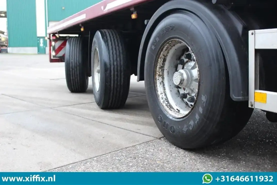 Pacton 3-ass. Vlakke oplegger / 2x gestuurd / 13647 - Semi-reboque plataforma/ Caixa aberta: foto 5 Pacton 3-ass. Vlakke oplegger / 2x gestuurd / 13647 - Semi-reboque plataforma/ Caixa aberta: foto 5