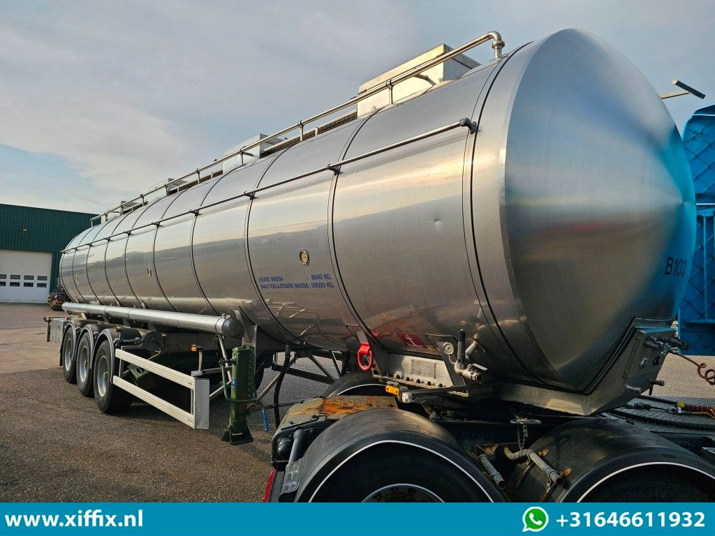 Parcisa 3-ass. Geisoleerde RVS tankoplegger / ADR / Chemie / 1 Compartiment - Semirreboque tanque: foto 4 Parcisa 3-ass. Geisoleerde RVS tankoplegger / ADR / Chemie / 1 Compartiment - Semirreboque tanque: foto 4
