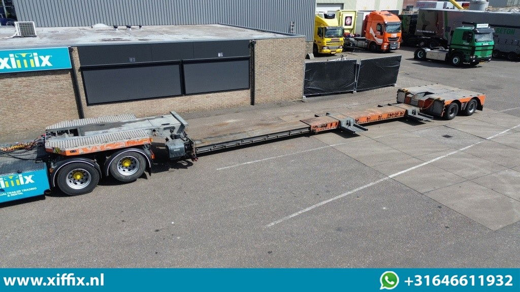 RECKER 2-ass. Uitschuifbare dieplader met afneembare zwanenhals / 2x gestuurd - Semi-reboque baixa: foto 1 RECKER 2-ass. Uitschuifbare dieplader met afneembare zwanenhals / 2x gestuurd - Semi-reboque baixa: foto 1
