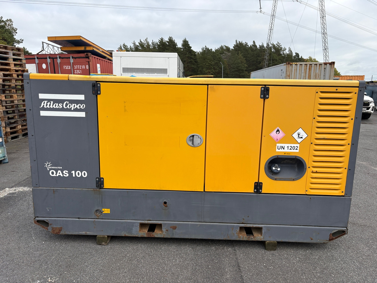 Atlas Copco QAS 100 - Gerador elétrico: foto 1 Atlas Copco QAS 100 - Gerador elétrico: foto 1