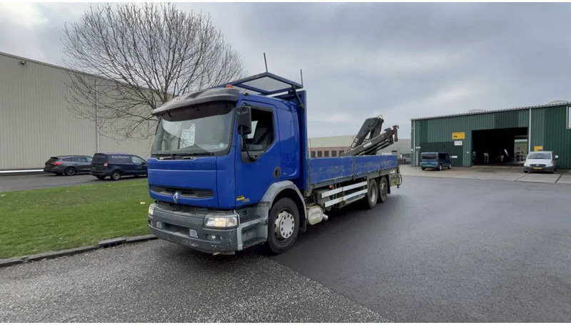 Camião de caixa aberta/ Plataforma, Camião grua Renault Premium 320 Premium 320 Dci: foto 14