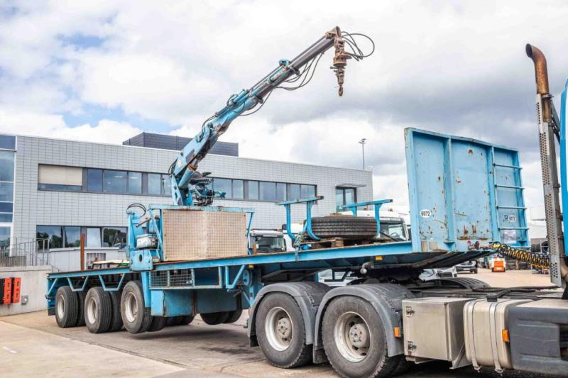 Kennis KRAAN/CRANE/GRUE/KRAN - KENNIS 14 TON/M - Semi-reboque plataforma/ Caixa aberta: foto 3 Kennis KRAAN/CRANE/GRUE/KRAN - KENNIS 14 TON/M - Semi-reboque plataforma/ Caixa aberta: foto 3