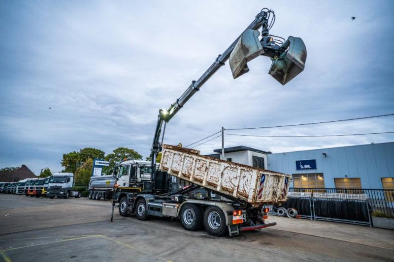 MAN TGS 32.420 BL + HIAB X-HIDUO 188/3x - Camião polibenne, Camião grua: foto 5 MAN TGS 32.420 BL + HIAB X-HIDUO 188/3x - Camião polibenne, Camião grua: foto 5
