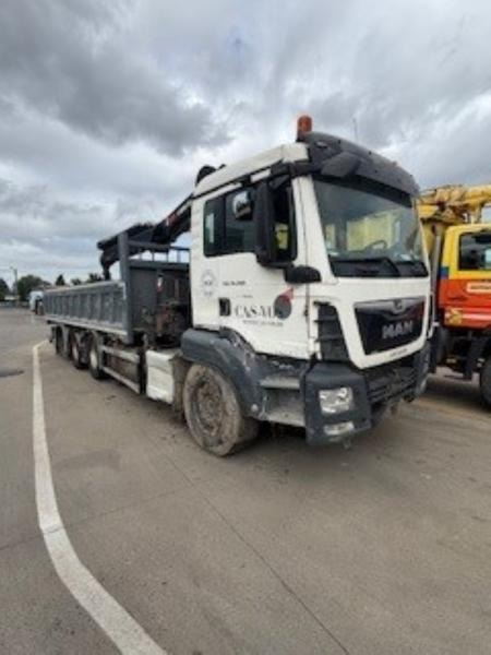 MAN TGS 35.460 BL - HIAB X-HIDUO 228 E-3 - Camião basculante, Camião grua: foto 2 MAN TGS 35.460 BL - HIAB X-HIDUO 228 E-3 - Camião basculante, Camião grua: foto 2