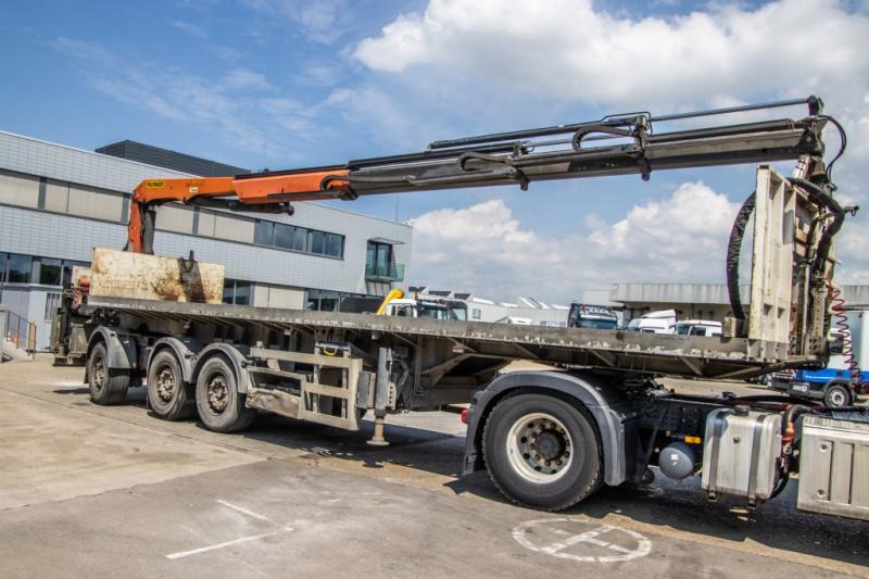 SYSTEM TRAILER CRANE/KRAN/GRUE-PALFINGER 24T/M+3EXT - Semi-reboque plataforma/ Caixa aberta: foto 4 SYSTEM TRAILER CRANE/KRAN/GRUE-PALFINGER 24T/M+3EXT - Semi-reboque plataforma/ Caixa aberta: foto 4