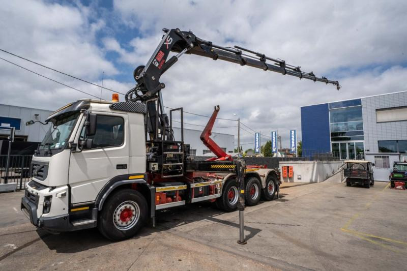 Volvo FMX 420 - HIAB 322 E - 7 HIPRO - Camião polibenne, Camião grua: foto 1 Volvo FMX 420 - HIAB 322 E - 7 HIPRO - Camião polibenne, Camião grua: foto 1