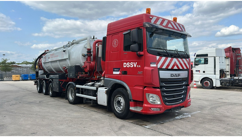 DAF XF 460 (17500L / IPSAM VACUUM + HIGH PRESSURE / BELGIAN TRUCK + TRAILER / TOP CONDITION) - Caminhão limpa fossa: foto 3 DAF XF 460 (17500L / IPSAM VACUUM + HIGH PRESSURE / BELGIAN TRUCK + TRAILER / TOP CONDITION) - Caminhão limpa fossa: foto 3