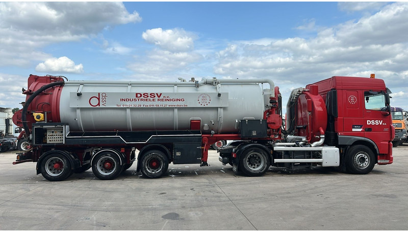 DAF XF 460 (17500L / IPSAM VACUUM + HIGH PRESSURE / BELGIAN TRUCK + TRAILER / TOP CONDITION) - Caminhão limpa fossa: foto 4 DAF XF 460 (17500L / IPSAM VACUUM + HIGH PRESSURE / BELGIAN TRUCK + TRAILER / TOP CONDITION) - Caminhão limpa fossa: foto 4