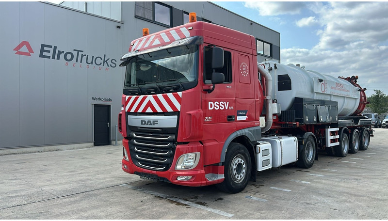DAF XF 460 (17500L / IPSAM VACUUM + HIGH PRESSURE / BELGIAN TRUCK + TRAILER / TOP CONDITION) - Caminhão limpa fossa: foto 2 DAF XF 460 (17500L / IPSAM VACUUM + HIGH PRESSURE / BELGIAN TRUCK + TRAILER / TOP CONDITION) - Caminhão limpa fossa: foto 2