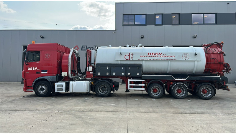 Leasing de DAF XF 460 (17500L / IPSAM VACUUM + HIGH PRESSURE / BELGIAN TRUCK + TRAILER / TOP CONDITION) DAF XF 460 (17500L / IPSAM VACUUM + HIGH PRESSURE / BELGIAN TRUCK + TRAILER / TOP CONDITION): foto 8