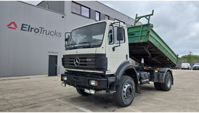 Mercedes-Benz SK 1824 (V6 / 4X4 / GRAND PONT / LAMES / PROPRE / BOITE MANUELLE) - Camião basculante: foto 1 Mercedes-Benz SK 1824 (V6 / 4X4 / GRAND PONT / LAMES / PROPRE / BOITE MANUELLE) - Camião basculante: foto 1