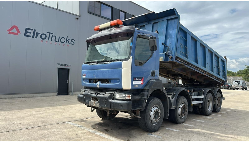 Renault KERAX 420 (BOITE MANUELLE / MANUAL GEARBOX / LAMES / GRAND PONT / GRAND BENNE) - Camião basculante: foto 1 Renault KERAX 420 (BOITE MANUELLE / MANUAL GEARBOX / LAMES / GRAND PONT / GRAND BENNE) - Camião basculante: foto 1