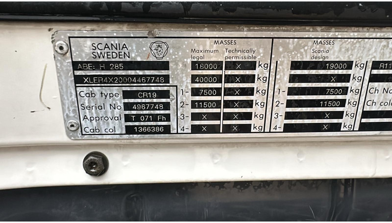 Tractor Scania 114 - 380 (BOITE MANUELLE / MANUAL GEARBOX): foto 17