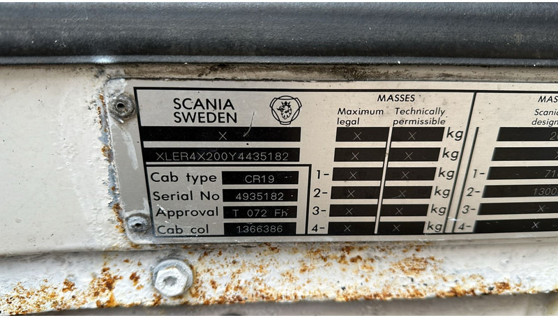 Tractor Scania 164 - 480 Topline (MANUAL GEARBOX / RETARDER ): foto 10