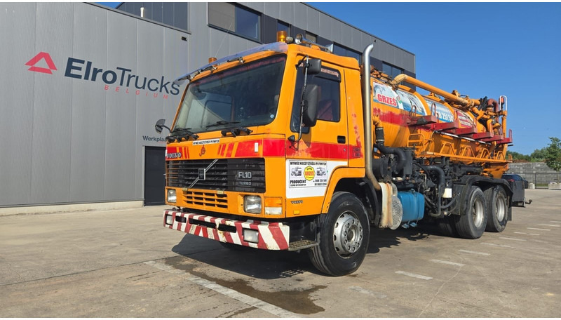 Volvo FL 10 - 320 (10500L + 1500L / 10 TYRES FULL STEEL / HIGH PRESSURE + VACUUM / POMPE MANUELLE / MANUAL PUMP) - Caminhão limpa fossa: foto 1 Volvo FL 10 - 320 (10500L + 1500L / 10 TYRES FULL STEEL / HIGH PRESSURE + VACUUM / POMPE MANUELLE / MANUAL PUMP) - Caminhão limpa fossa: foto 1