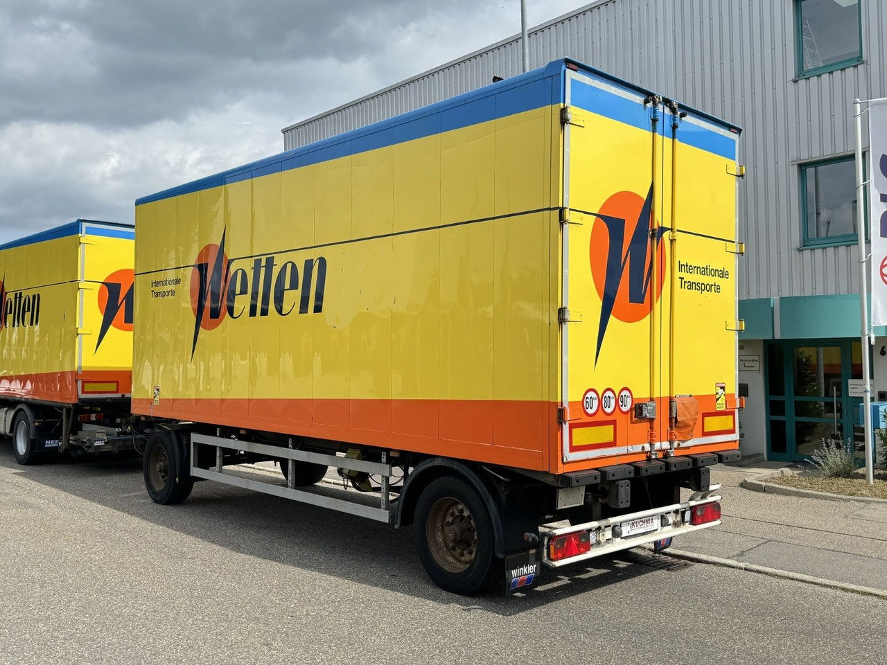 Bachert 14t Alu-Möbelkoffer 7,2m BPW Luft ZS - Reboque furgão: foto 3 Bachert 14t Alu-Möbelkoffer 7,2m BPW Luft ZS - Reboque furgão: foto 3
