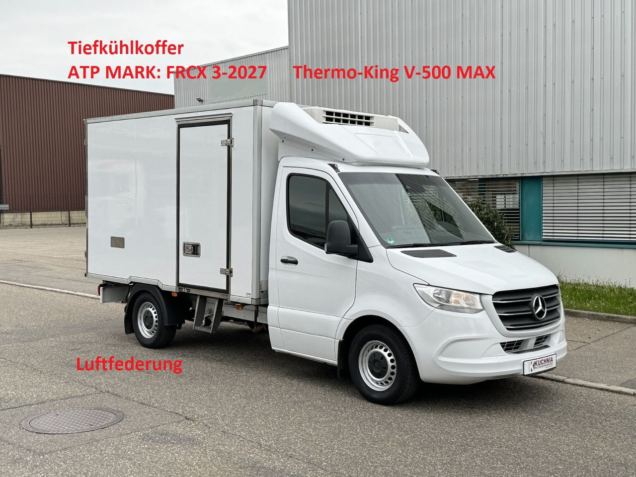Mercedes-Benz Sprinter 316 Tiefkühl 3,3m TK V-500 MAX Luftgef. - Carrinha frigorífica: foto 1 Mercedes-Benz Sprinter 316 Tiefkühl 3,3m TK V-500 MAX Luftgef. - Carrinha frigorífica: foto 1