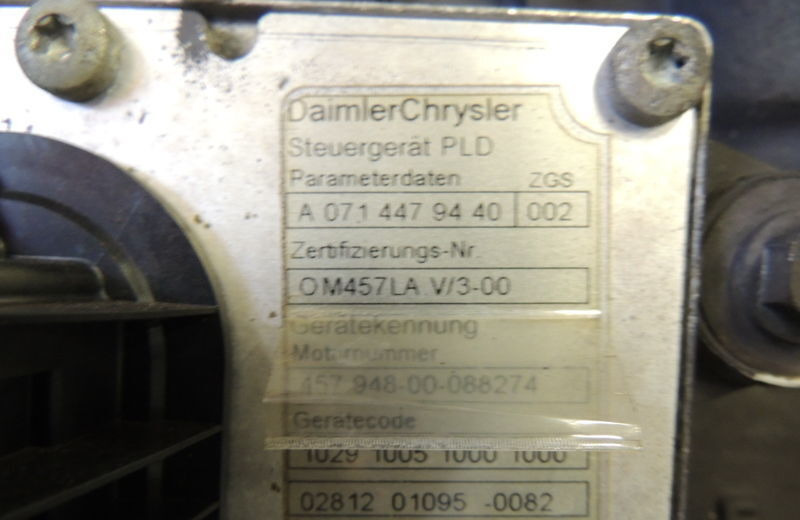 Mercedes-Benz OM457LA E5 for Mercedes-Benz AXOR truck for parts - Motor por Camião: foto 4 Mercedes-Benz OM457LA E5 for Mercedes-Benz AXOR truck for parts - Motor por Camião: foto 4