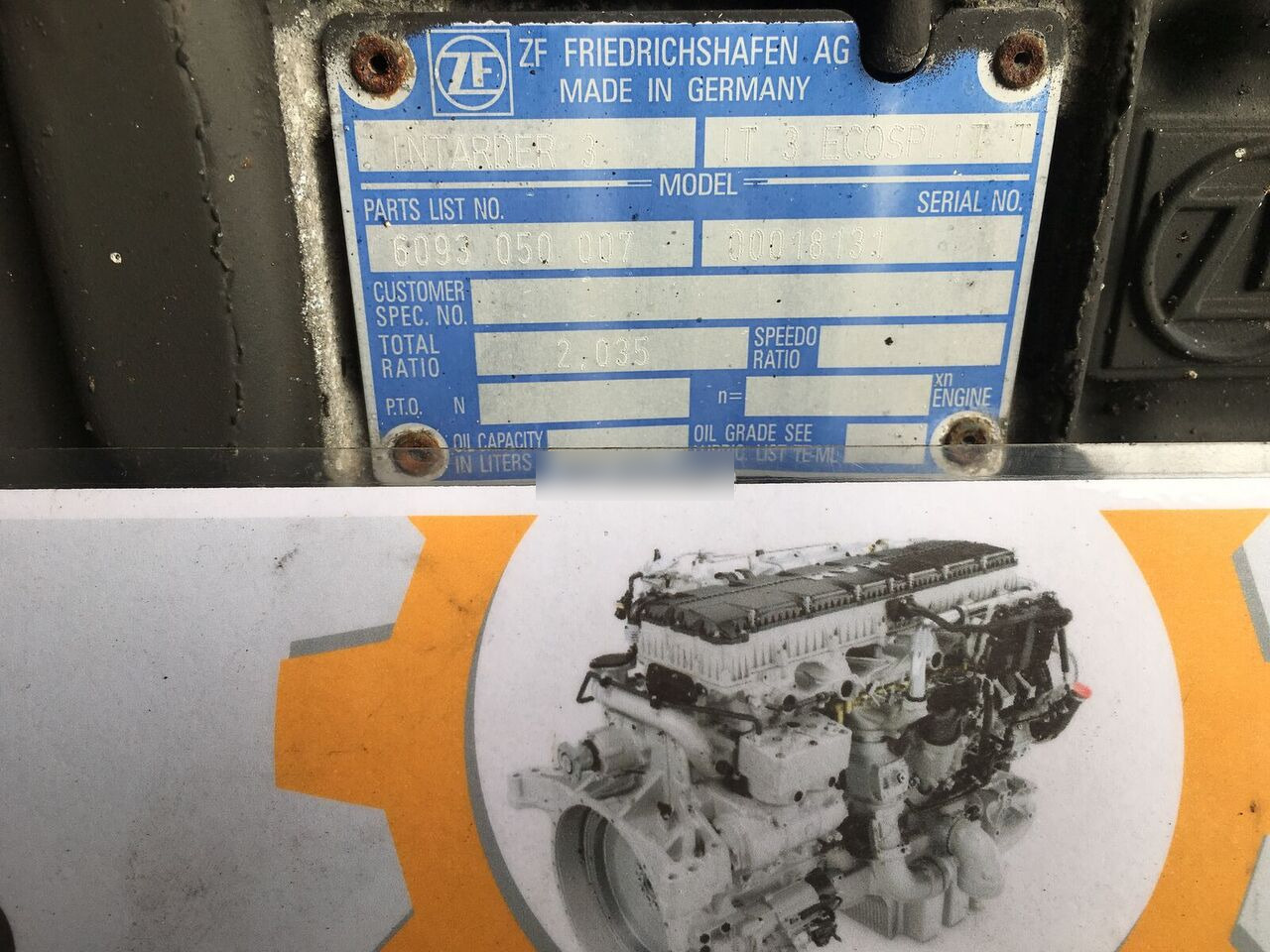 ZF 16S2331TD 1356052026 truck - Caixa de velocidade por Camião: foto 4 ZF 16S2331TD 1356052026 truck - Caixa de velocidade por Camião: foto 4