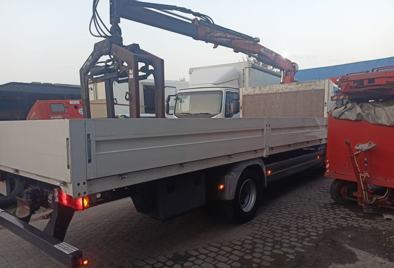 Mercedes-Benz Atego 1224 - Camião de caixa aberta/ Plataforma, Camião grua: foto 2 Mercedes-Benz Atego 1224 - Camião de caixa aberta/ Plataforma, Camião grua: foto 2