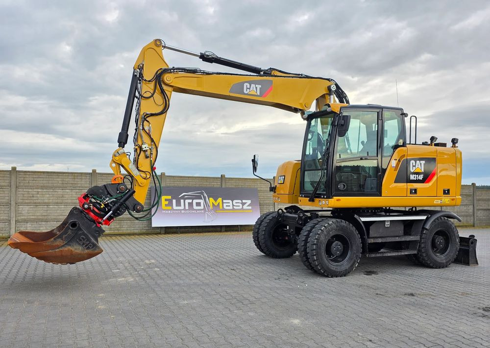 Escavadeira de rodas Caterpillar M314F, 2016 ROK, GŁOWICA ROTOTILT, 4400 MTH: foto 1