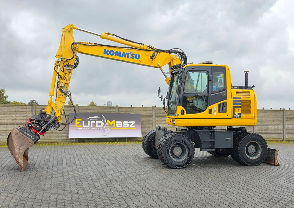 Komatsu PW 148-10, 2016 ROK, SYSTEM LEICA 3D - Escavadeira de rodas: foto 1 Komatsu PW 148-10, 2016 ROK, SYSTEM LEICA 3D - Escavadeira de rodas: foto 1