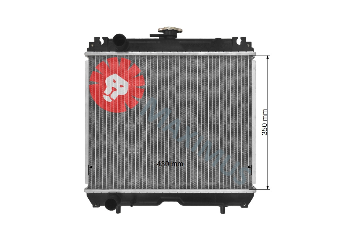 KUBOTA B7500 , B7410 , B7510 , B7610 , - Radiador por Mini trator: foto 2 KUBOTA B7500 , B7410 , B7510 , B7610 , - Radiador por Mini trator: foto 2