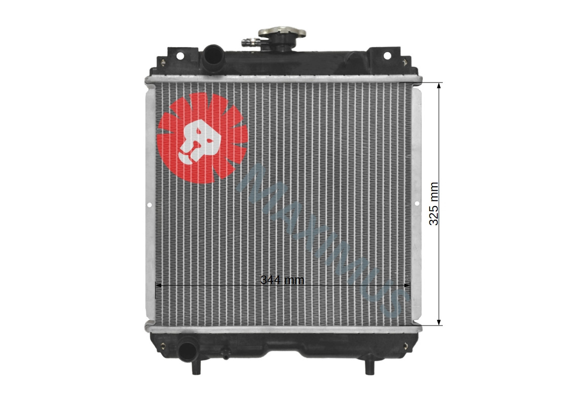 KUBOTA BX1850, BX2350, BX24, BX1860, BX2360, BX25, BX1870, BX2370, BX1870, BX2370, BX2380, BX23, BX1880, BX2380, - Radiador por Mini trator: foto 2 KUBOTA BX1850, BX2350, BX24, BX1860, BX2360, BX25, BX1870, BX2370, BX1870, BX2370, BX2380, BX23, BX1880, BX2380, - Radiador por Mini trator: foto 2