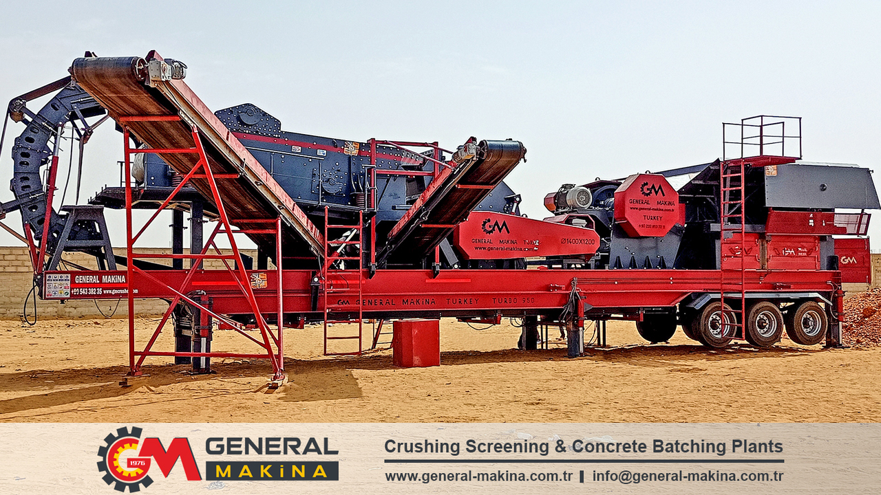Britadeira móvel novo General Makina 950 Series Mobile Stone Crushing Plant: foto 8