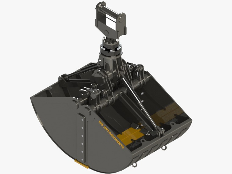HEAVY DUTY ROTATING CLAMSHELL BUCKET - NG ATTACHMENTS - Balde por Escavadeira: foto 4 HEAVY DUTY ROTATING CLAMSHELL BUCKET - NG ATTACHMENTS - Balde por Escavadeira: foto 4