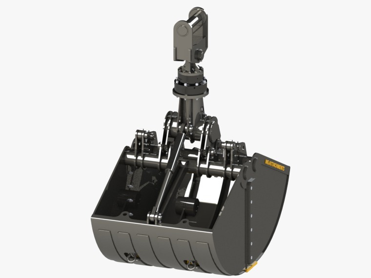 HEAVY DUTY ROTATING CLAMSHELL BUCKET - NG ATTACHMENTS - Balde por Escavadeira: foto 3 HEAVY DUTY ROTATING CLAMSHELL BUCKET - NG ATTACHMENTS - Balde por Escavadeira: foto 3