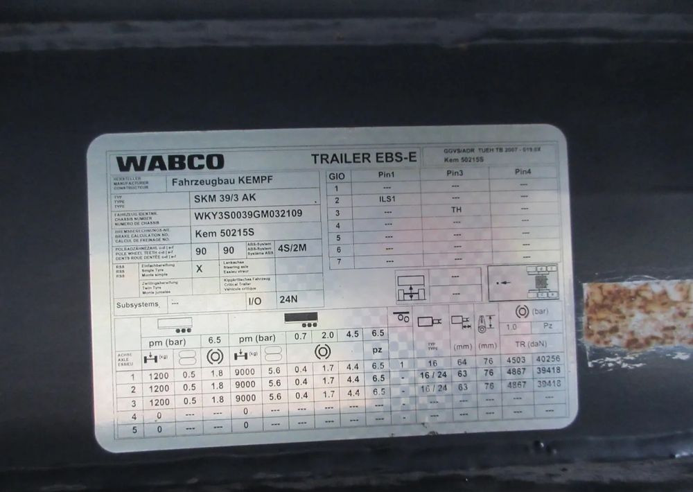 Kempf Wywrotka - Semi-reboque basculante: foto 4 Kempf Wywrotka - Semi-reboque basculante: foto 4