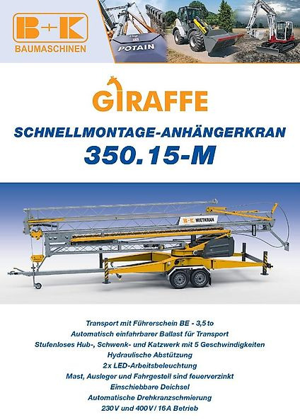 Giraffe 350.15-M - Mini grua: foto 1 Giraffe 350.15-M - Mini grua: foto 1