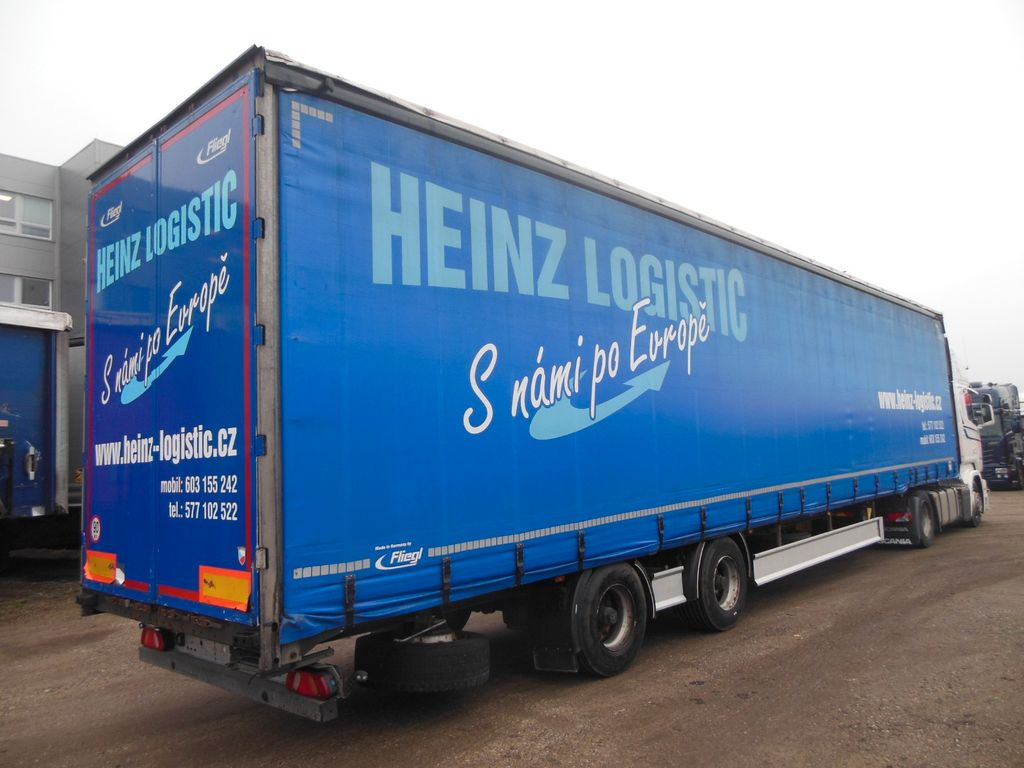 Fliegl SZS 320, LOWDECK, 2 ACHSE!!!, NUTZLAST 25.500 KG - Semi-reboque de lona: foto 4 Fliegl SZS 320, LOWDECK, 2 ACHSE!!!, NUTZLAST 25.500 KG - Semi-reboque de lona: foto 4