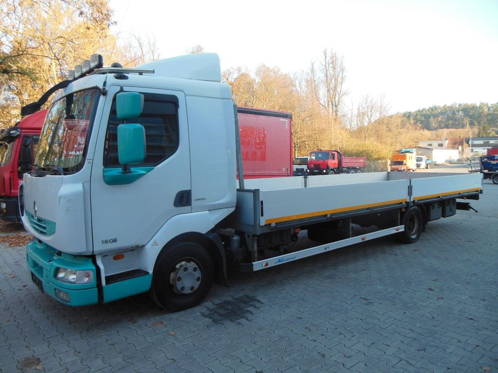 Renault MIDLUM DXI 180.08 - Camião de caixa aberta/ Plataforma: foto 1 Renault MIDLUM DXI 180.08 - Camião de caixa aberta/ Plataforma: foto 1