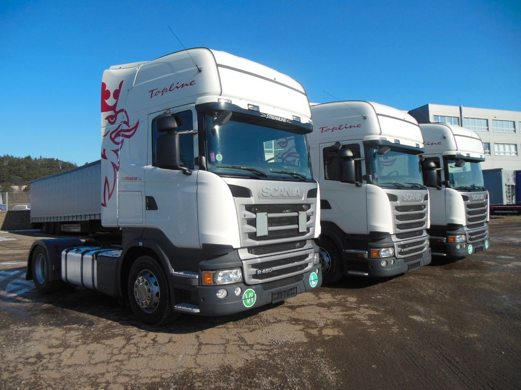 Scania R 450, RETARDER, STANDKLIMA, 3 STÜCKS AM LAGER!! - Tractor: foto 1 Scania R 450, RETARDER, STANDKLIMA, 3 STÜCKS AM LAGER!! - Tractor: foto 1