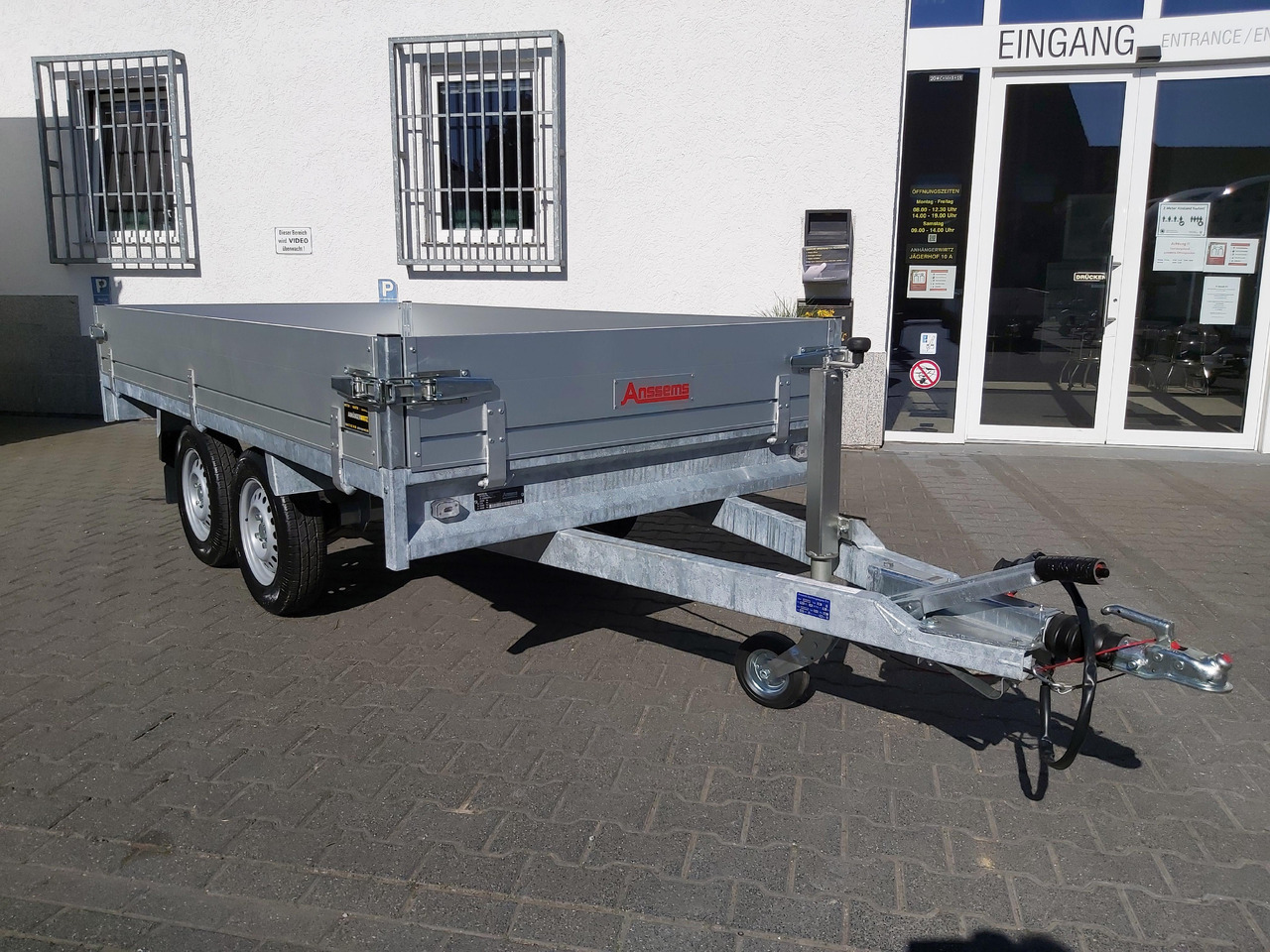 Anssems Hochlader PSX - S 2000 305x153x30cm (M) 2000kg - Reboque plataforma/ Caixa aberta: foto 5 Anssems Hochlader PSX - S 2000 305x153x30cm (M) 2000kg - Reboque plataforma/ Caixa aberta: foto 5