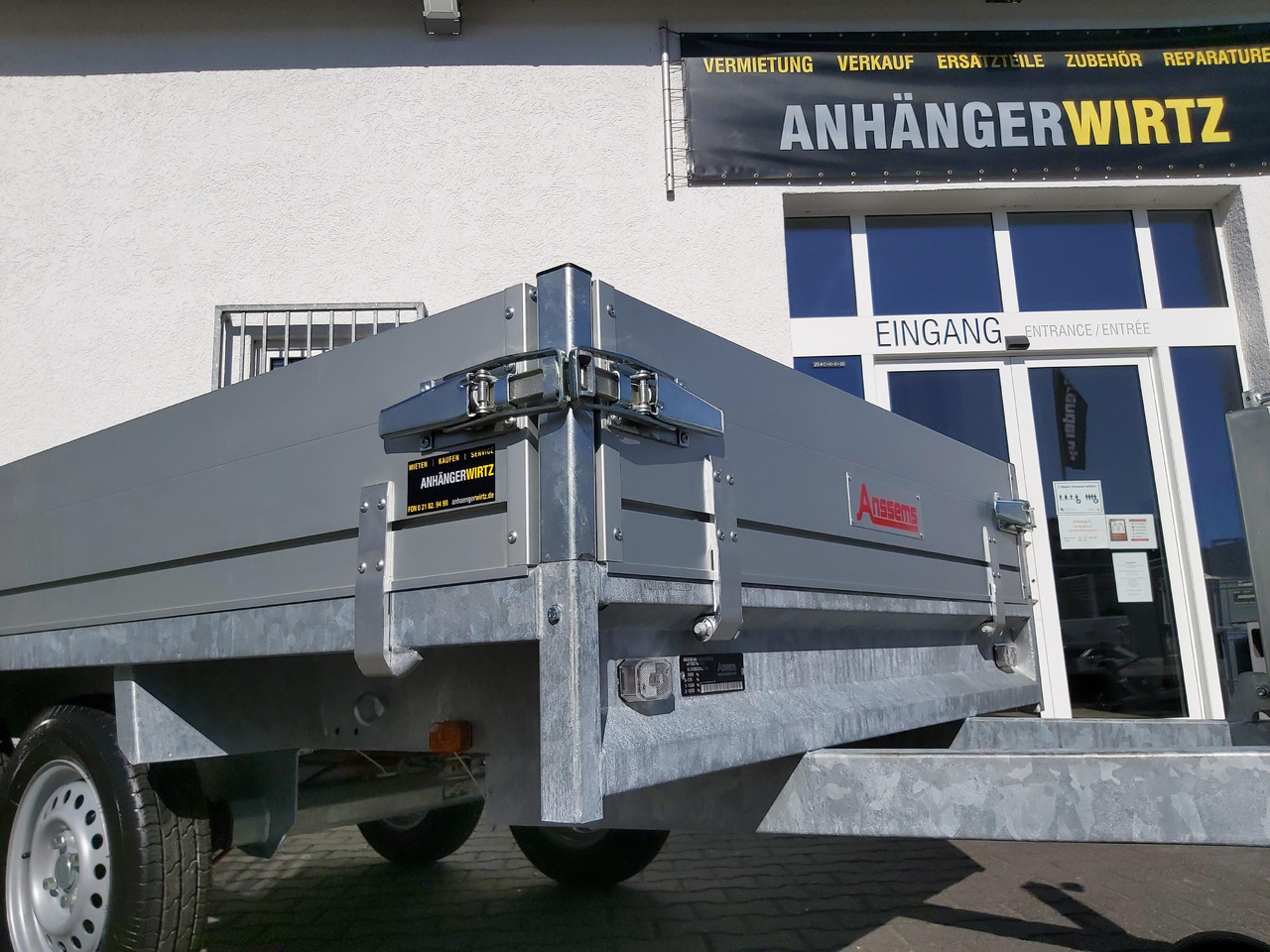 Anssems Hochlader PSX - S 2500 305x153x30cm (M) 2500kg preorder Aktion online - Reboque plataforma/ Caixa aberta: foto 4 Anssems Hochlader PSX - S 2500 305x153x30cm (M) 2500kg preorder Aktion online - Reboque plataforma/ Caixa aberta: foto 4