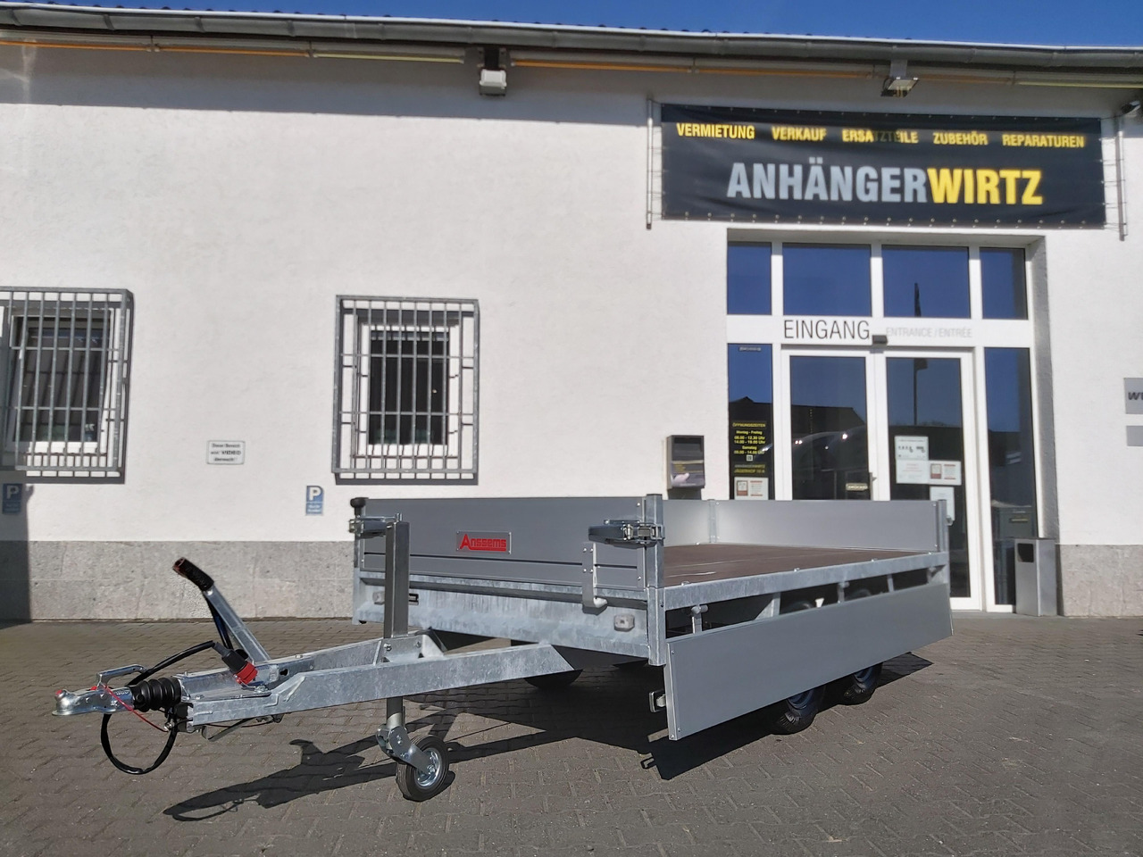 Anssems Hochlader PSX - S 2500 305x153x30cm (M) 2500kg preorder Aktion online - Reboque plataforma/ Caixa aberta: foto 2 Anssems Hochlader PSX - S 2500 305x153x30cm (M) 2500kg preorder Aktion online - Reboque plataforma/ Caixa aberta: foto 2