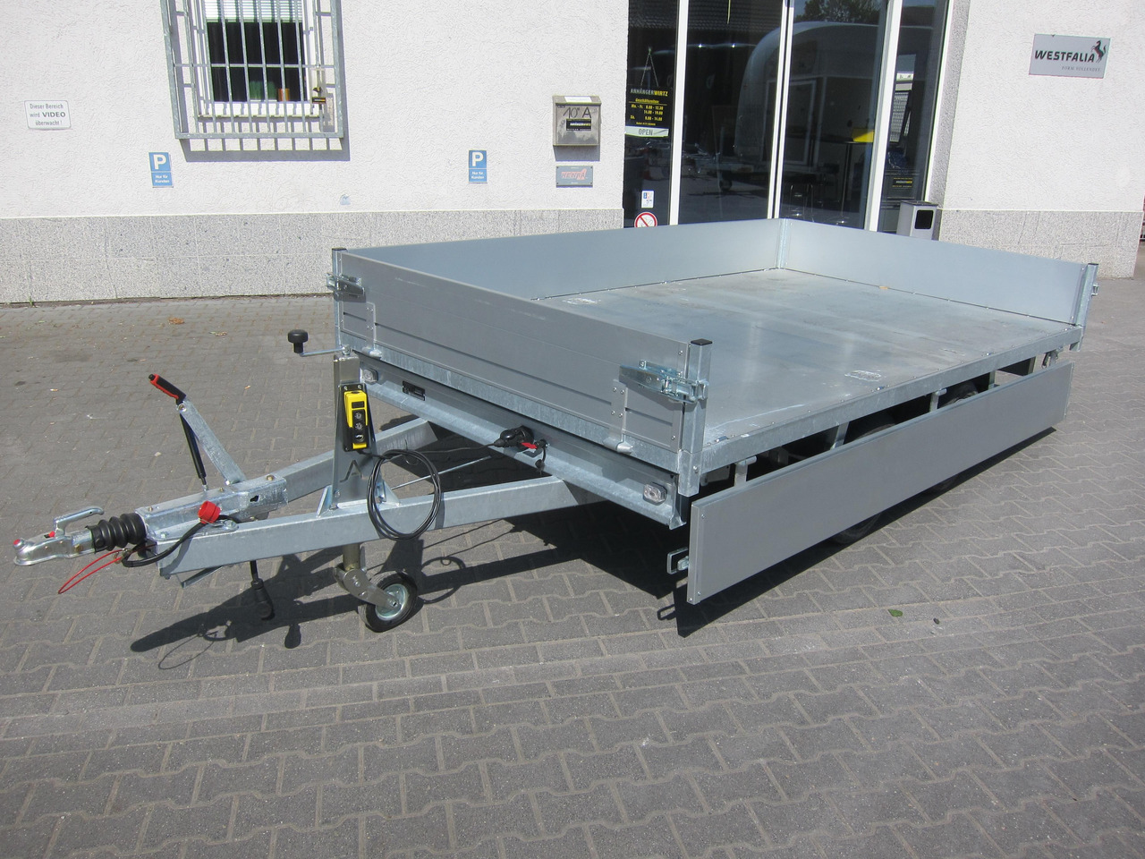 Anssems Kipper KSX 3000 Elektrisch 305x178x30cm Stahlboden niedrig Fahrgestell 3000kg online Aktion - Reboque basculante: foto 4 Anssems Kipper KSX 3000 Elektrisch 305x178x30cm Stahlboden niedrig Fahrgestell 3000kg online Aktion - Reboque basculante: foto 4