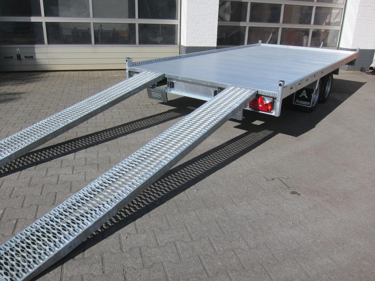 Anssems MSX 3500 Multitransporter 405x200cm Aluboden 3500kg ONLINE AKTION - Reboque plataforma/ Caixa aberta: foto 4 Anssems MSX 3500 Multitransporter 405x200cm Aluboden 3500kg ONLINE AKTION - Reboque plataforma/ Caixa aberta: foto 4
