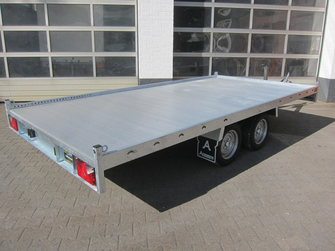 Anssems MSX 3500 Multitransporter 405x200cm Aluboden 3500kg ONLINE AKTION - Reboque plataforma/ Caixa aberta: foto 5 Anssems MSX 3500 Multitransporter 405x200cm Aluboden 3500kg ONLINE AKTION - Reboque plataforma/ Caixa aberta: foto 5