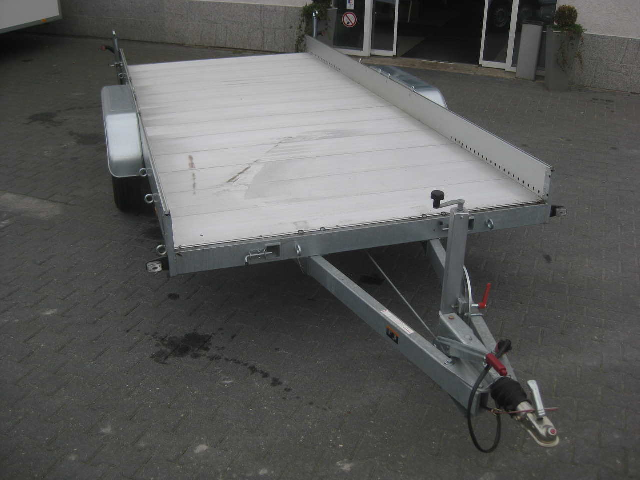 Anssems Transporter AMT 2500 440x190x18cm Aluboden Alurampen Seilwinde 2500kg Modell 22 - Reboque plataforma/ Caixa aberta: foto 2 Anssems Transporter AMT 2500 440x190x18cm Aluboden Alurampen Seilwinde 2500kg Modell 22 - Reboque plataforma/ Caixa aberta: foto 2